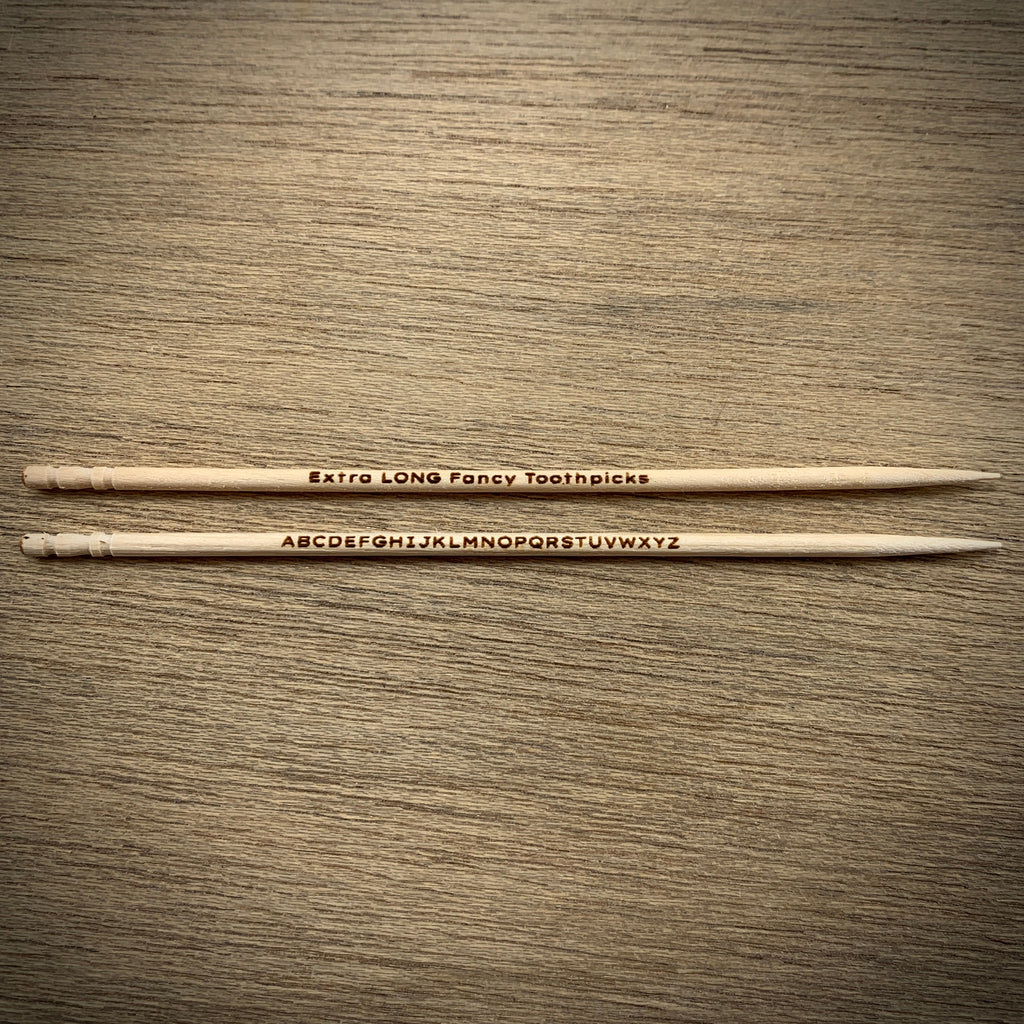 Toothpicks Extra Long Elegant Custom Engraved Personalized Toothpicks for Gifts, Wedding Toothpicks, Custom Favors, Party Toothpicks