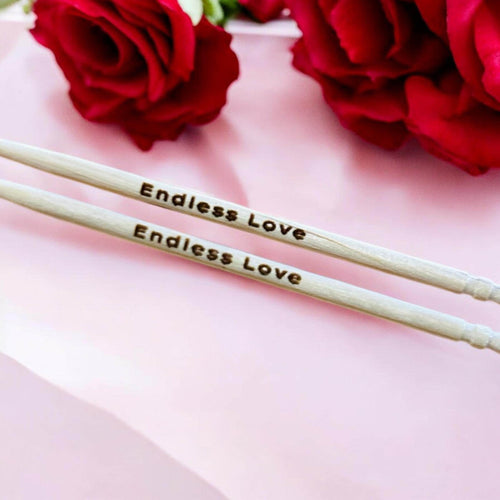 Elegant Custom Toothpicks with Love Messages,Personalized Laser Engraved Picks for Romantic Dates, Unique Valentine's Day Gifts Love Gifts.