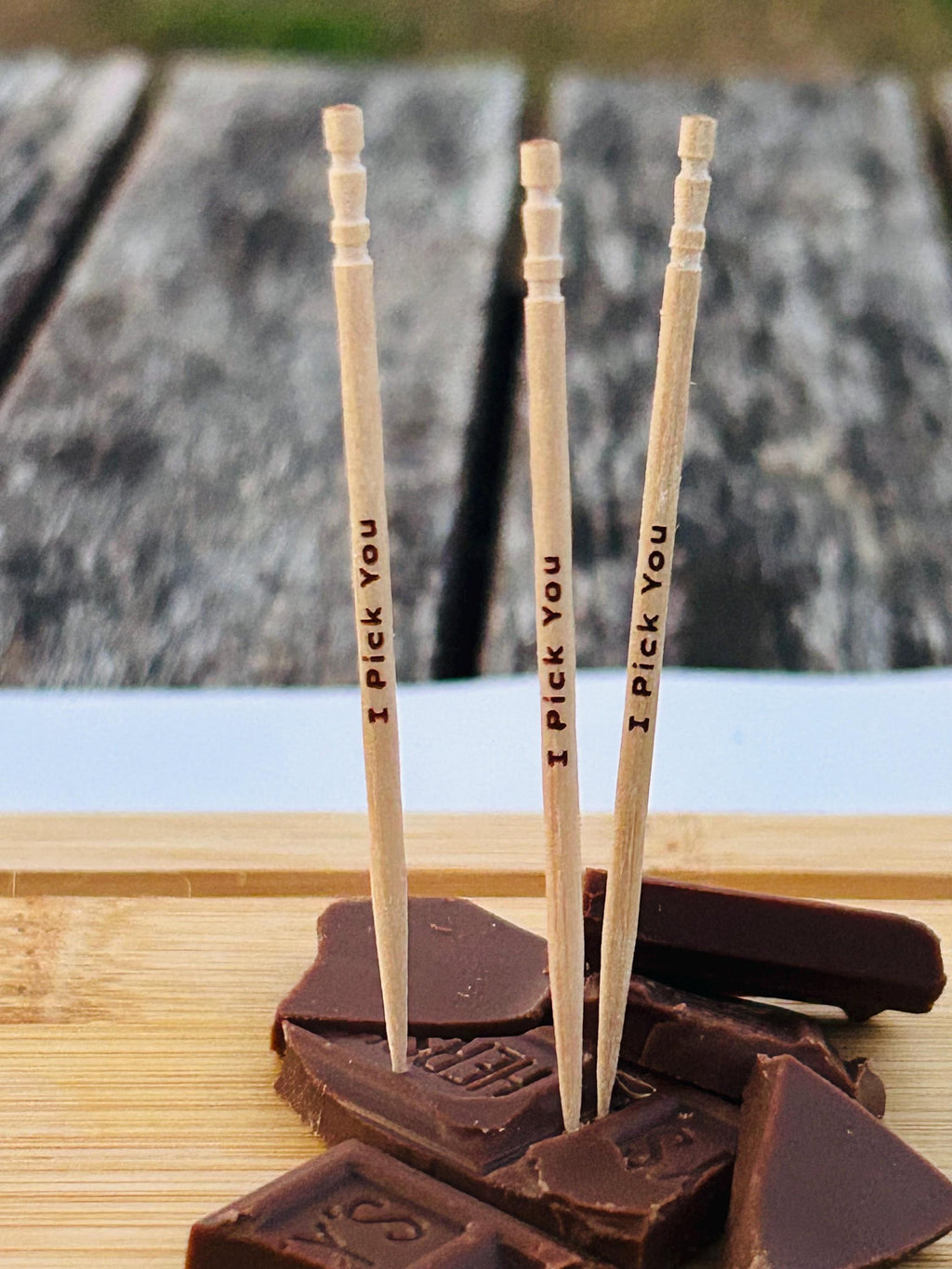 Elegant Toothpicks with Custom Engraving - Personalized Toothpicks Custom Toothpicks Party Funny Gifts Wedding Toothpicks Cocktail Picks